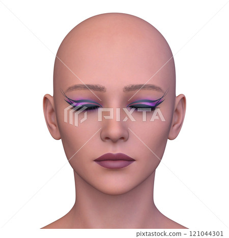 Close-up of a woman's face 121044301