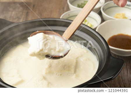 溫泉豆腐、煮豆腐、舀豆腐 121044391