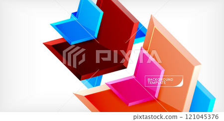 Arrow technology and business concept background. Vector Illustration For Wallpaper, Banner, Background, Card, Book Illustration, landing page 121045376