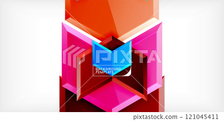 Arrow technology and business concept background. Vector Illustration For Wallpaper, Banner, Background, Card, Book Illustration, landing page 121045411