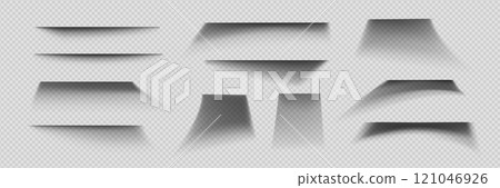 Shadow effect of paper like shapes Shadow effect of paper like shapes 121046926
