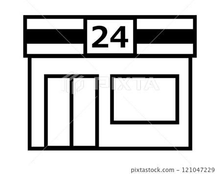 便利商店圖示（24 小時營業） 121047229