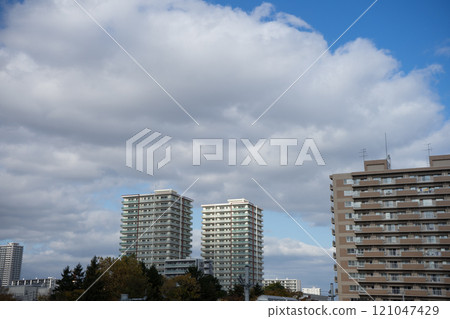 City buildings and sky City buildings and sky 121047429