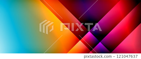 Colorful gradient with lines made of shadow and light. Creative background Colorful gradient with lines made of shadow and light. Creative background 121047637