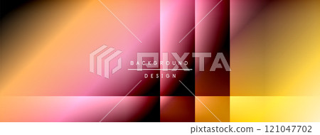 Colorful gradient with lines made of shadow and light. Creative background Colorful gradient with lines made of shadow and light. Creative background 121047702