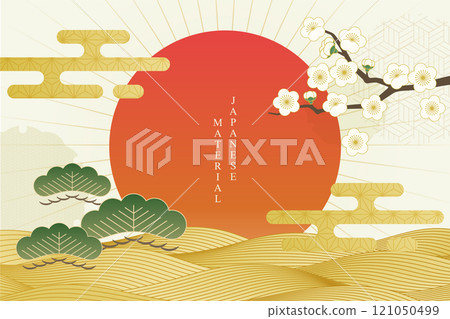 Japanese background material 02 121050499