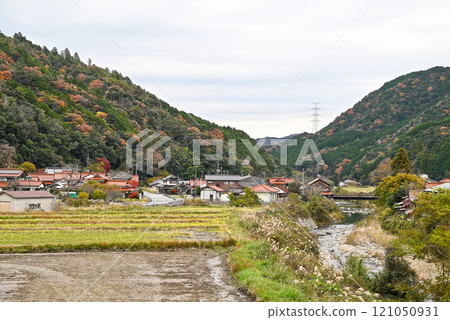 [Hagi City, Yamaguchi Prefecture] Scenery of Sasanami, a post town on the Hagi highway 121050931
