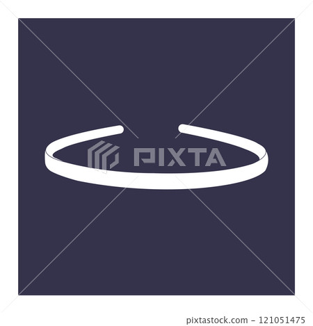 headband icon design 121051475
