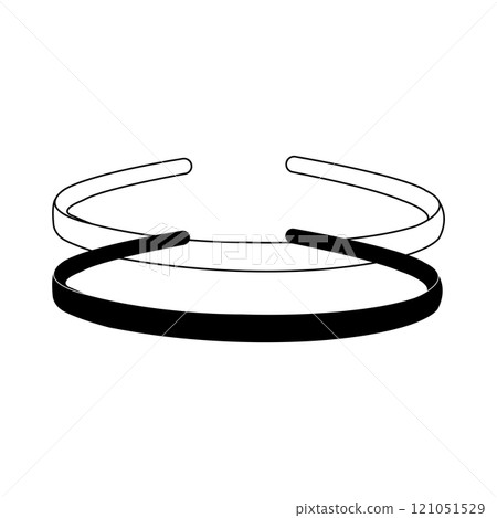 headband icon design 121051529