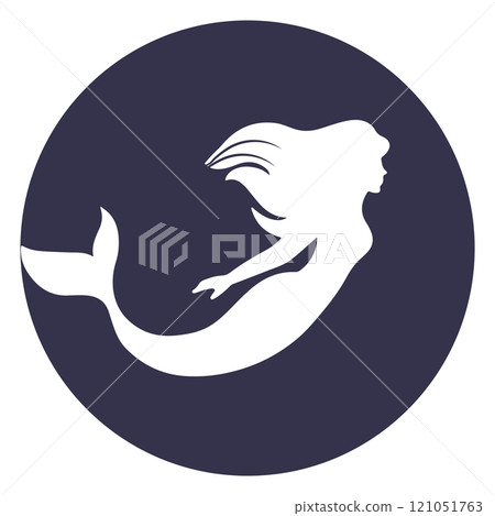 Mermaid logo design 121051763