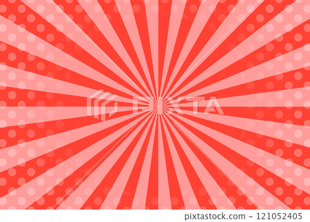 Concentrated lines, dots, red Concentrated lines, dots, red 121052405