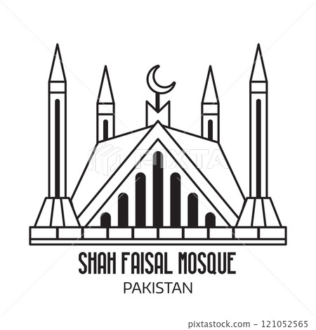 Shah Faisal mosque Pakistan travel icon 121052565