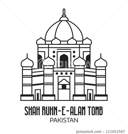 Shah Rukn-e-Alam tomb in Pakistan 121052567