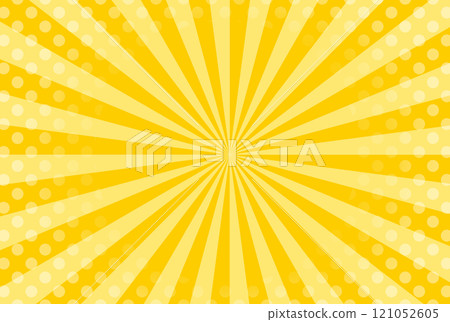 Concentrated line dot yellow Concentrated line dot yellow 121052605