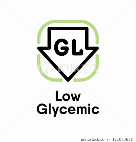 Low Glycemic information sign 121053658