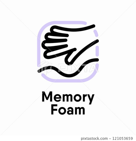 Memory Foam information sign 121053659