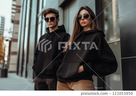 mock up black hoodie 121053850