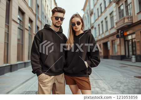 mock up black hoodie 121053856