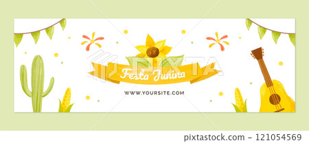 Watercolor festas juninas twitch header Watercolor festas juninas twitch header 121054569