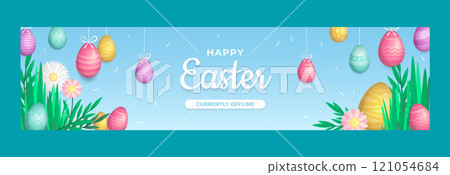 Gradient easter twitch banner Gradient easter twitch banner 121054684