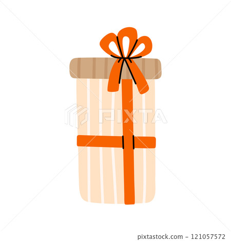 Cute wrapped gift Cute wrapped gift 121057572