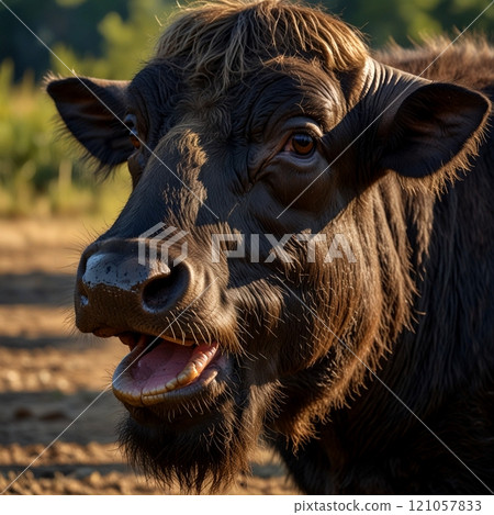Close-up of a buffalo Close-up of a buffalo 121057833
