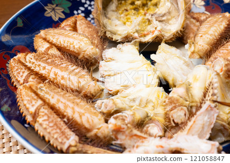 Delicious Hokkaido hairy crab 121058847