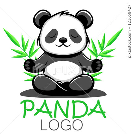 panda bear logo creative and original for your business or company logotype vector illustration panda bear logo creative and original for your business or company logotype vector illustration 121059427