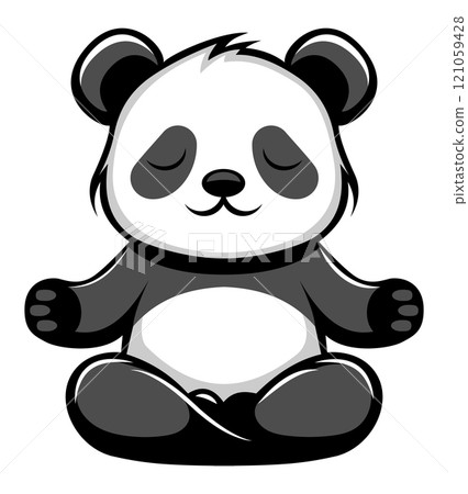 panda bear logo creative and original for your business or company logotype vector illustration panda bear logo creative and original for your business or company logotype vector illustration 121059428