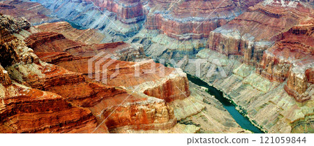 Aerial View Grand Canyon Arizona Aerial View Grand Canyon Arizona 121059844