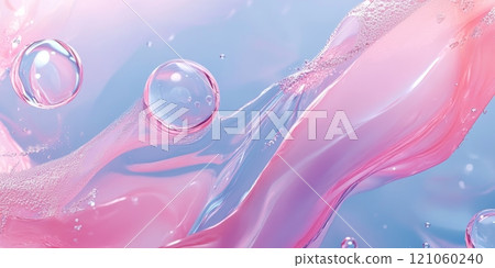 Water Bubble Background for Augmented Reality Generative AI 121060240