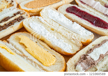 Various kinds of bread 121060589