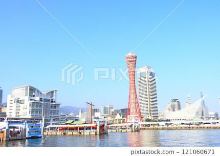Scenery of Kobe Port Tower, Kobe City, Hyogo Prefecture 121060671