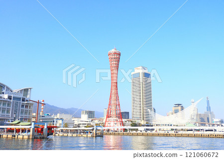 兵庫縣神戶市神戶港塔風景 兵庫縣神戶市神戶港塔風景 121060672