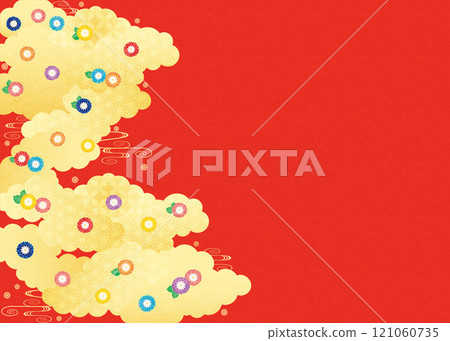 背景材料-日式（菊花chirashi）8 121060735