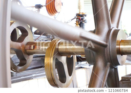 富岡製絲廠、舊富岡製絲廠、Brunat發動機、修復機、動態展覽設施、臥式單缸蒸汽機 121060784