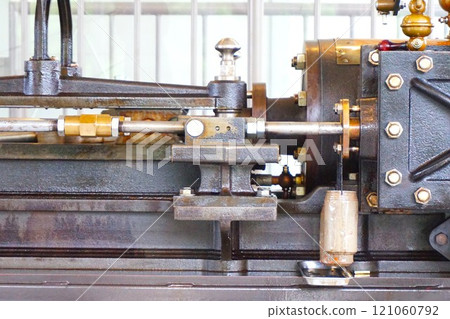 Tomioka Silk Mill Former Tomioka Silk Mill Brunat Engine Restoration Machine Working Exhibition Facility Horizontal Single Cylinder Steam Engine Tomioka Silk Mill Former Tomioka Silk Mill Brunat Engine Restoration Machine Working Exhibition Facility Horizontal Single Cylinder Steam Engine 121060792