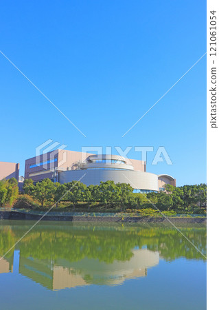 View of Mie Prefectural Library in Tsu City, Mie Prefecture View of Mie Prefectural Library in Tsu City, Mie Prefecture 121061054