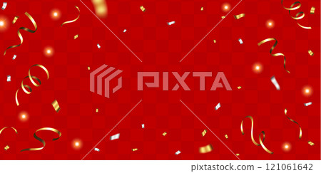 五彩紙屑向量設計背景 121061642