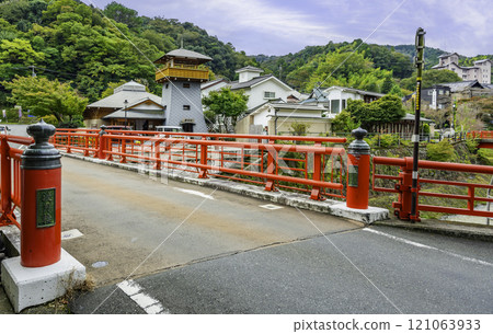 Izu Shuzenji Temple, Togetsukyo Bridge and Hakoyu, Izu City, Shizuoka Prefecture 121063933