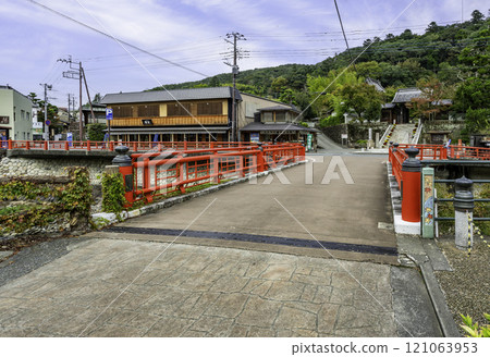 伊豆修善寺虎溪橋及修善寺 靜岡縣伊豆市 121063953