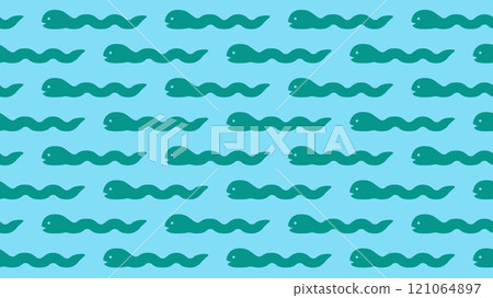 新年賀卡淡藍色蛇紋圖案向量背景插畫素材【橫式】 新年賀卡淡藍色蛇紋圖案向量背景插畫素材【橫式】 121064897