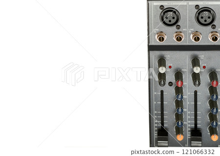 Mixing console for controlling the volume, frequencies of musical instruments 121066332