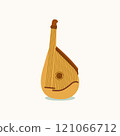 Bandura, folk music instrument. 121066712