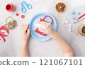 Paper cup of cacao kids paper craft ideas for kindergarten Christmas time 121067101