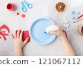 Paper cup of cacao kids paper craft ideas for kindergarten Christmas time 121067112