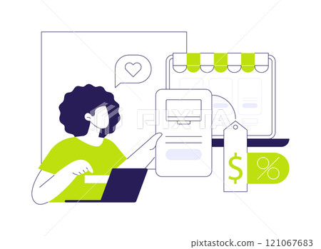 Personalized customer experience abstract concept vector illustration. Personalized customer experience abstract concept vector illustration. 121067683