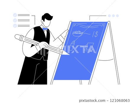 Dish of the day isolated cartoon vector illustrations. 121068063
