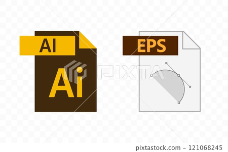 Files in AI and EPS format, graphic design. Graphic design and vector format, vector design and illustration Files in AI and EPS format, graphic design. Graphic design and vector format, vector design and illustration 121068245