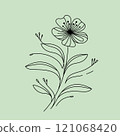Floral illustration 121068420